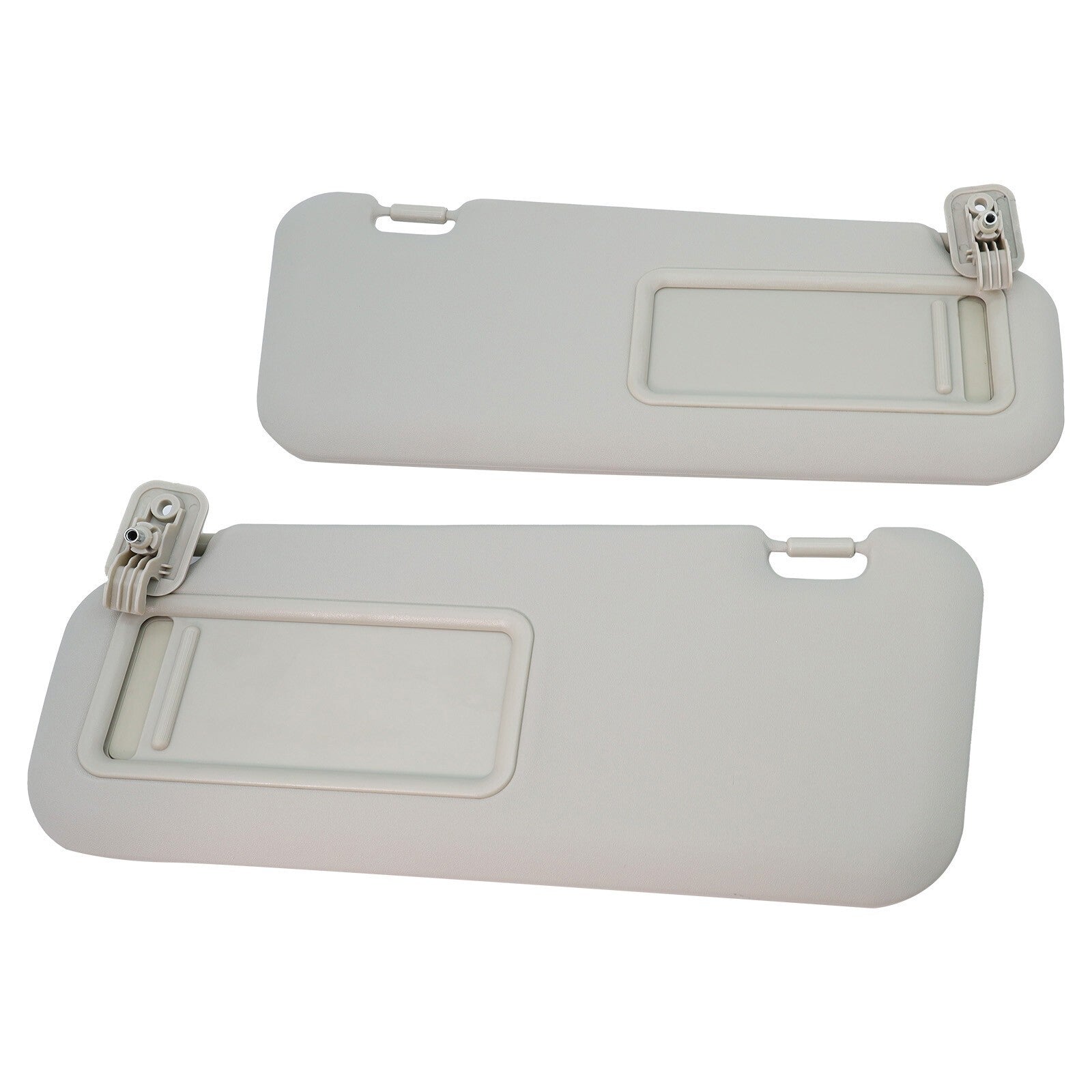 2x NEW For 2010-13 Mazda 3 Hatchback Left Driver & Right Passenger Sunvisor Gray