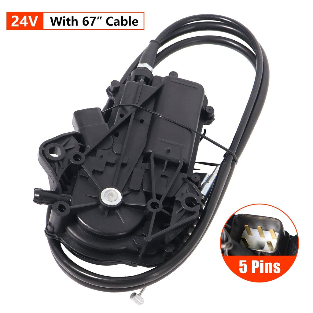 New 1x Motor Assembly Engine Stop 24V With 67" Cable Fit For ISUZU NPR NPR-HD