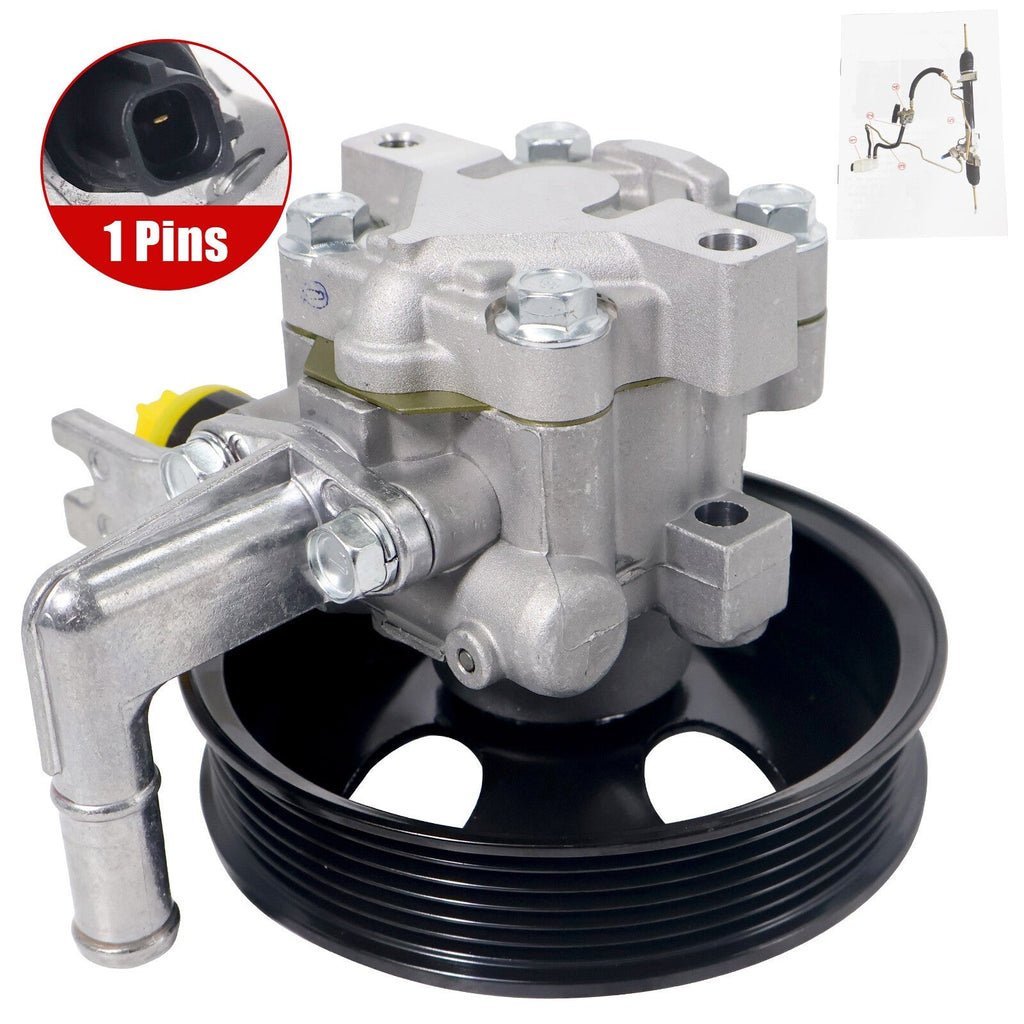 57100-2P200 New Power Steering Pump For Kia Sorento Hyundai Santa Fe 2010-2013