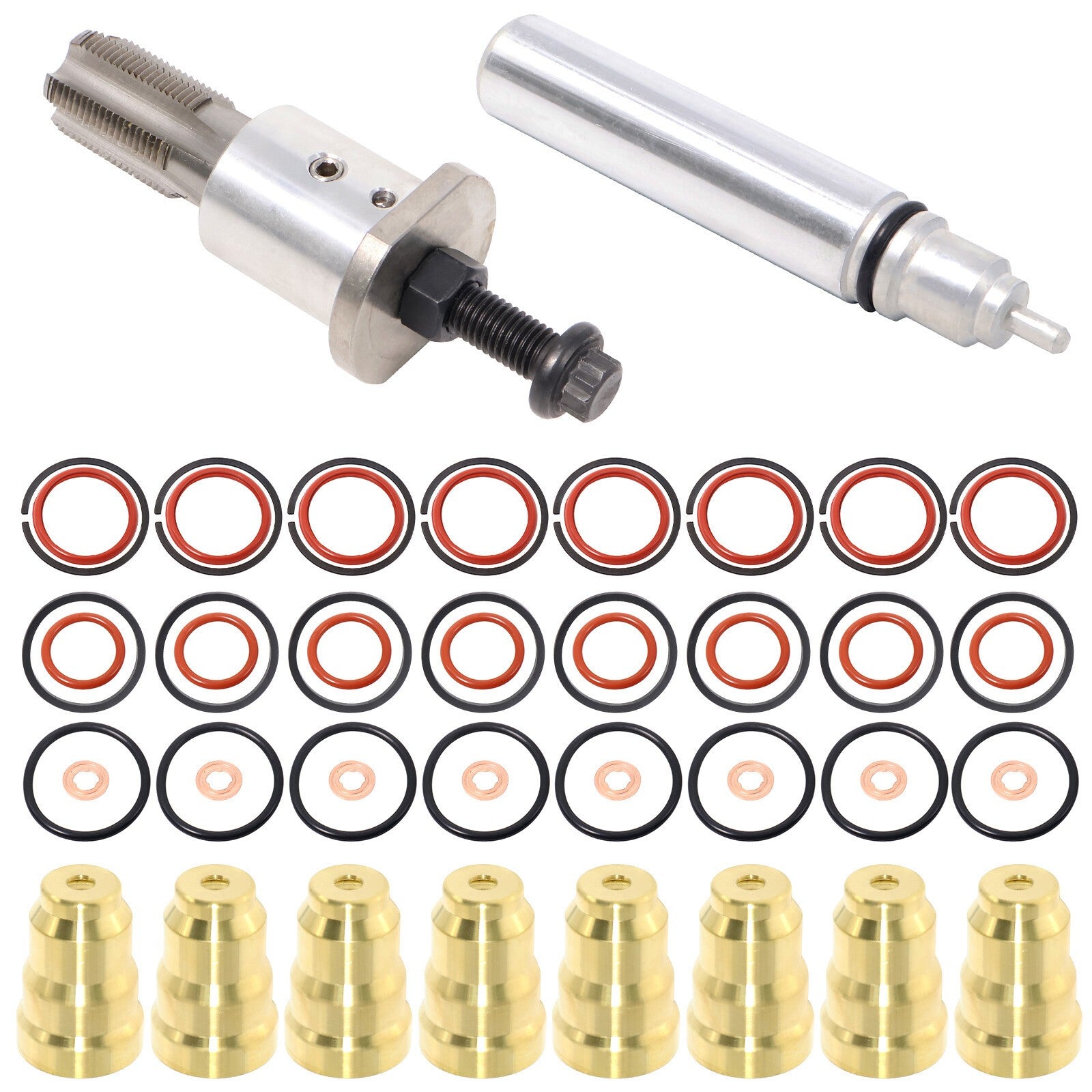 For 94-03 Ford Powerstroke 7.3L Injector Sleeve Cup Removal Tool & Install Kit