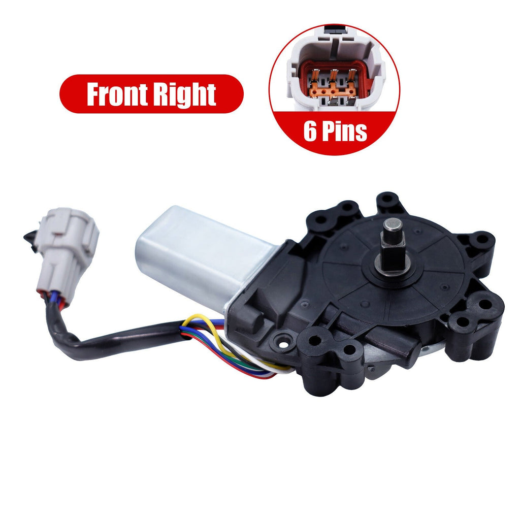 For 04-19 Nissan Titan Armada Infiniti Front Right Window Lift Motor 80730-9FJ0A