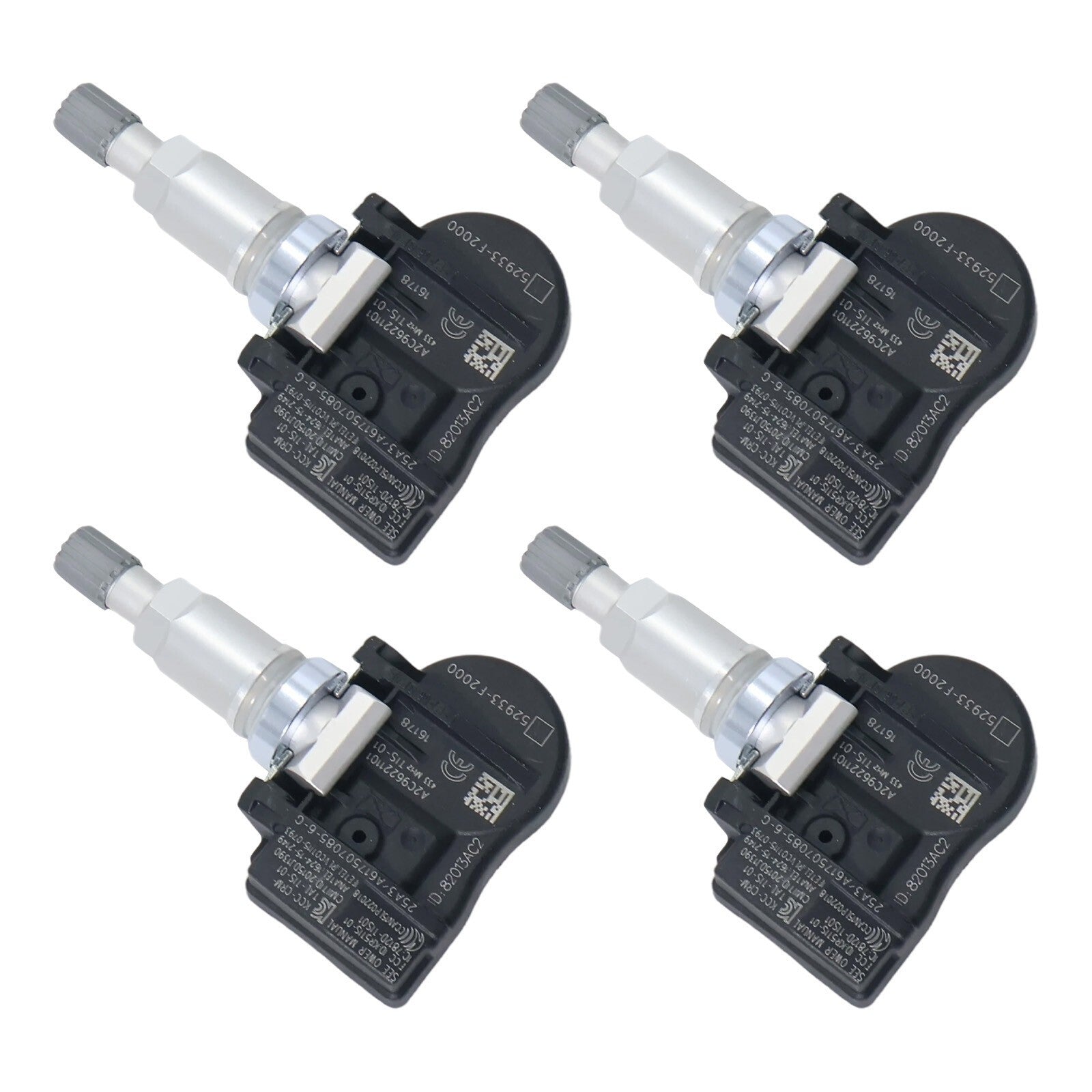 4X Tire Pressure Sensor TPMS 433MHZ 529332B000 For Hyundai Santa Fe Limited Kia