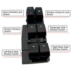 Driver Side Power Window Switch 93570-F2000 for Hyundai Elantra Sedan 17-20