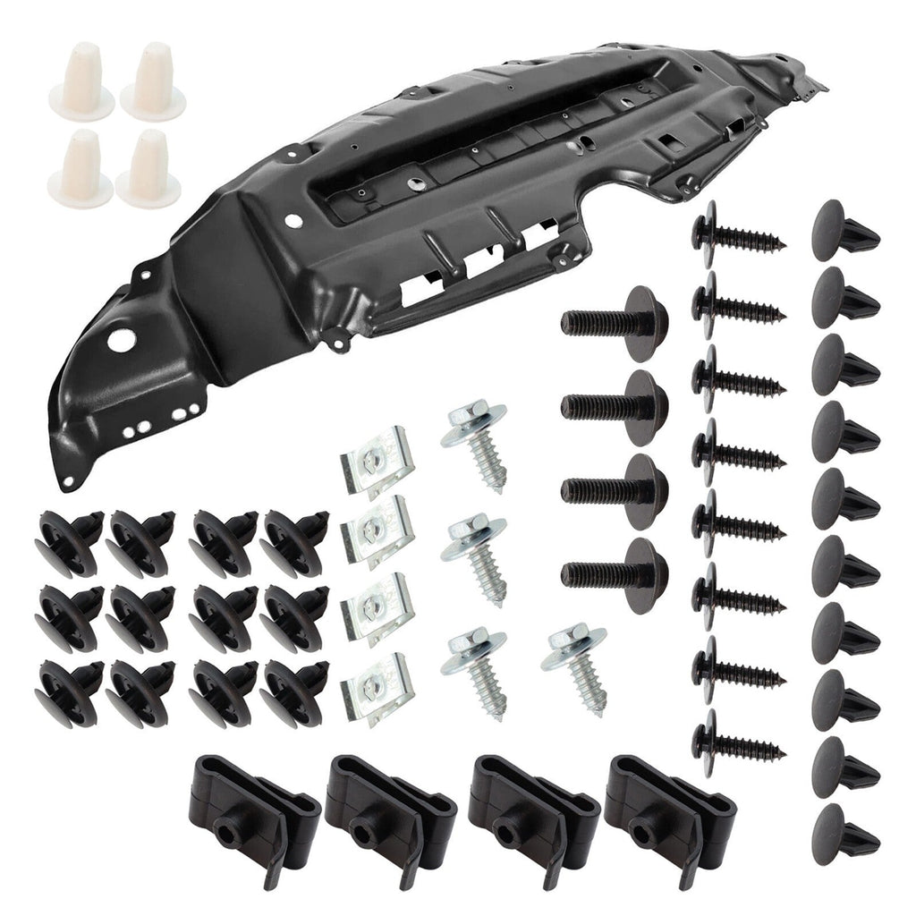 Front Lower Engine Splash Shield Guard Cover & 50X Clips Screws Kit For Toyota