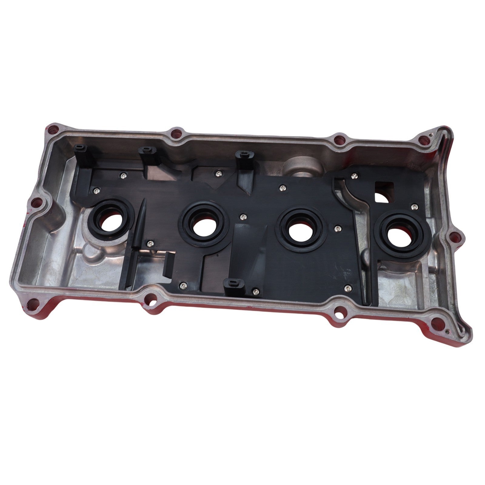 For Nissan Altima Sentra SE-R 2.5L Red Aluminum Valve Cover w/Gasket PCV valve