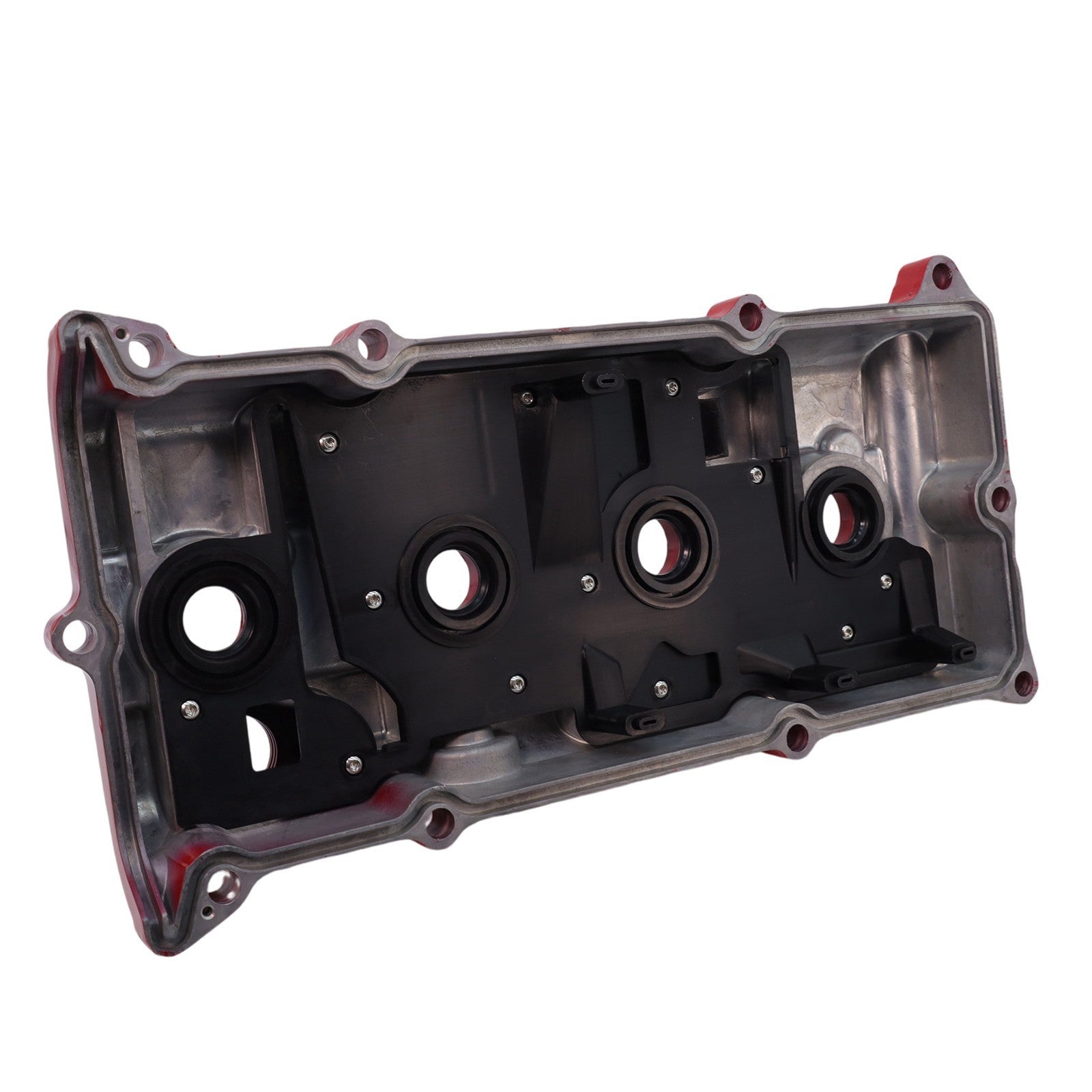 For Nissan Altima Sentra SE-R 2.5L Red Aluminum Valve Cover w/Gasket PCV valve