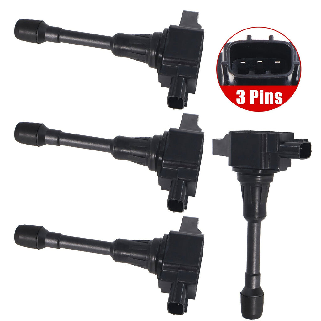 New 4 x Ignition Coilv 22448JA00C For Infiniti FX37 Q70 M56 Nissan Altima 2.5L