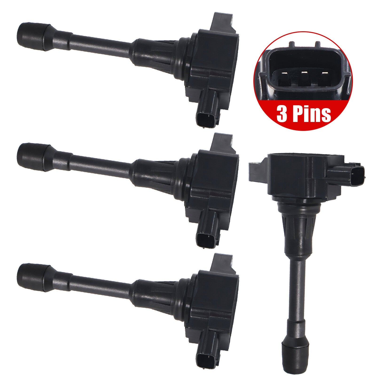 New 4 x Ignition Coilv 22448JA00C For Infiniti FX37 Q70 M56 Nissan Altima 2.5L
