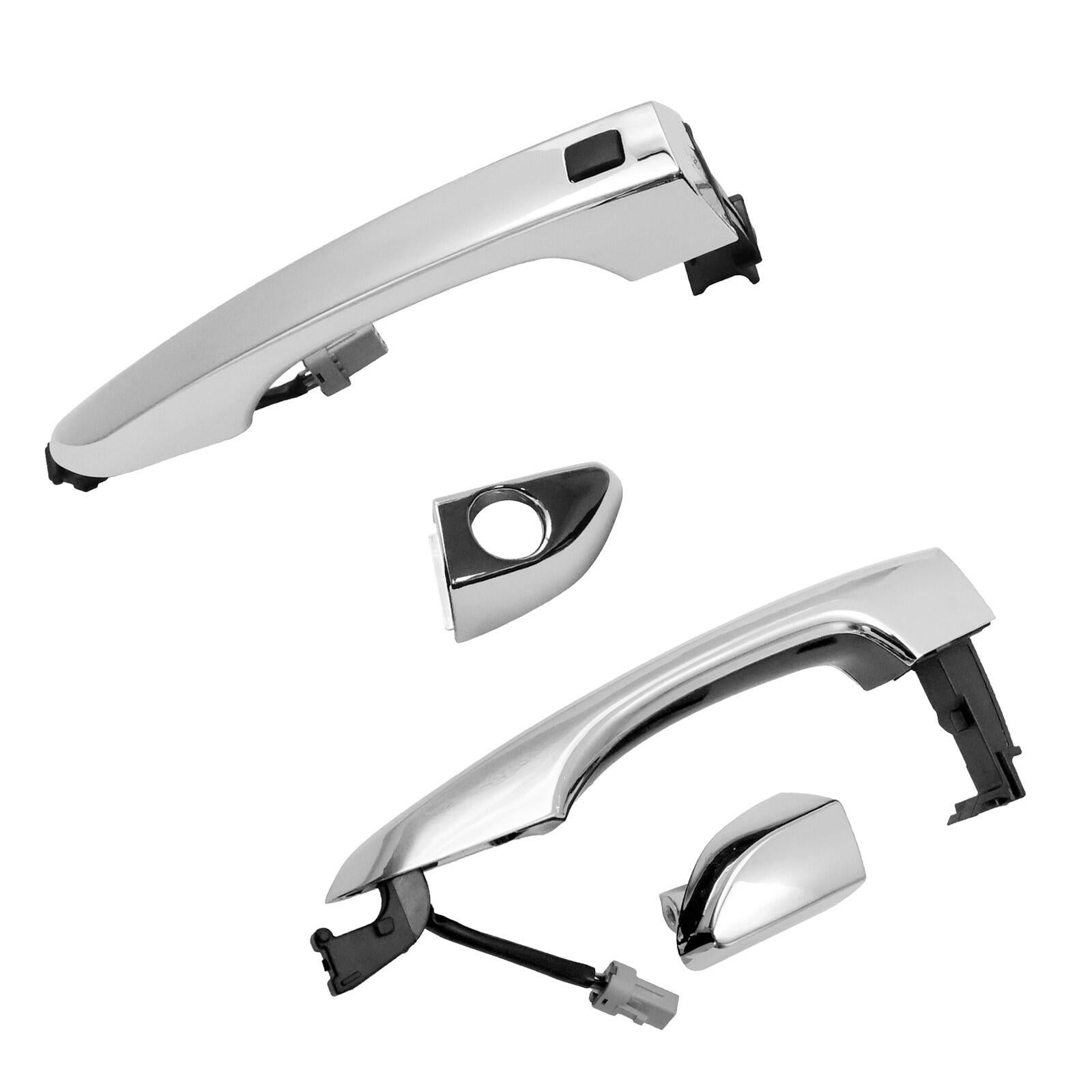 New 2x Chrome Door Smart Key Handle Front Outside RH&LH For 16-21 Hyundai Tucson
