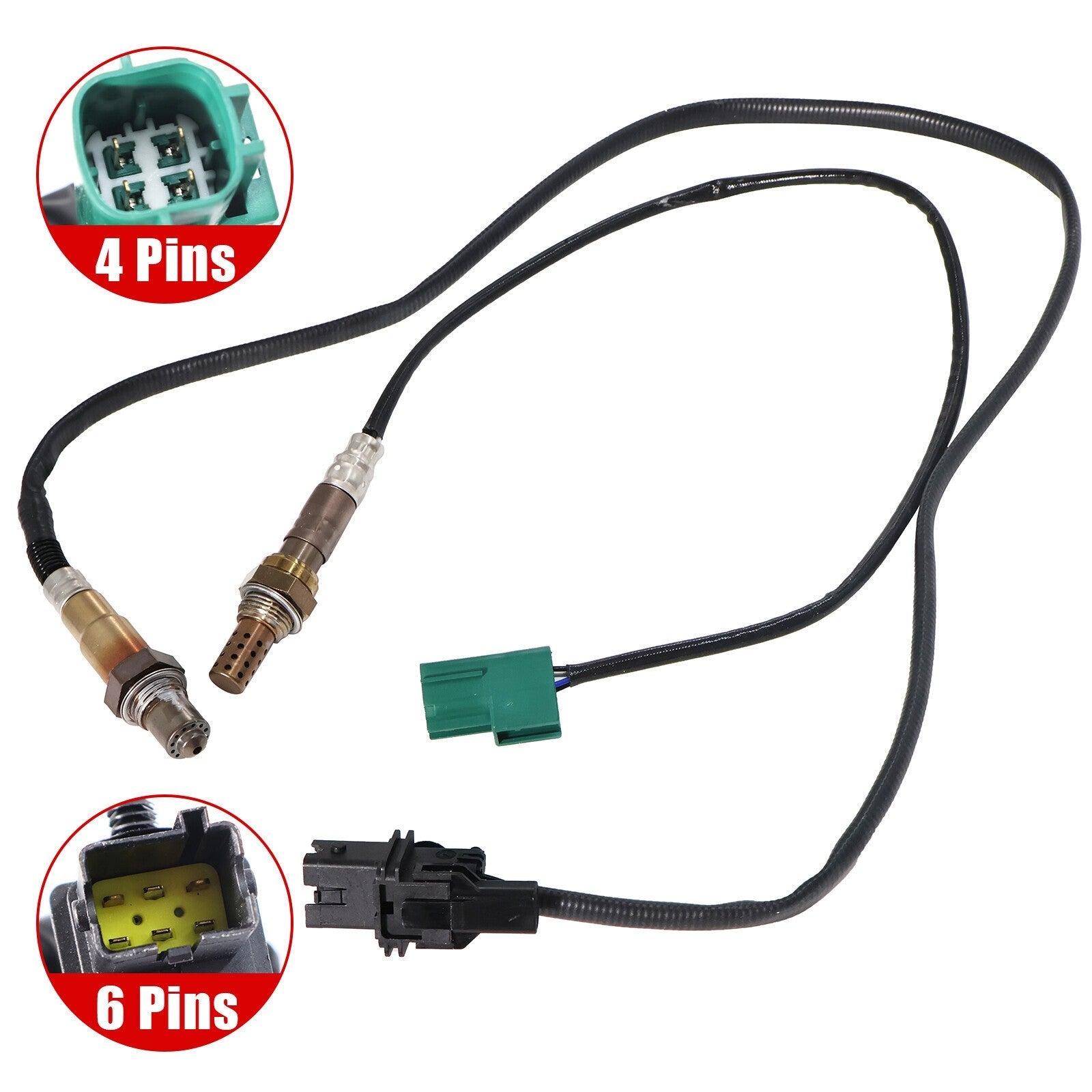 2x Upstream + Downstream Oxygen Sensor For 04-06 Nissan Altima Sentra 2.5L L4