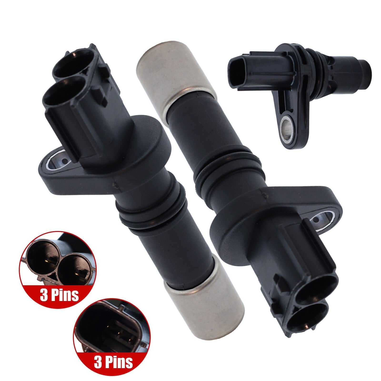 For Toyota Scion Lexus 1.8L 2.5L 2.7L L4 2Camshaft & 1Crankshaft Position Sensor
