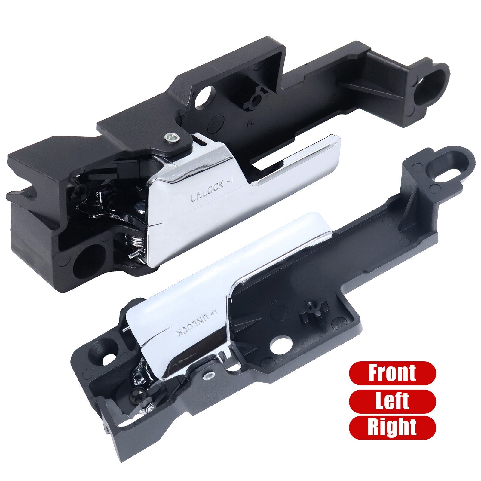 2Pcs Inner Inside Door Handle Front For Ford Fusion Lincoln Mercury 81701 81702