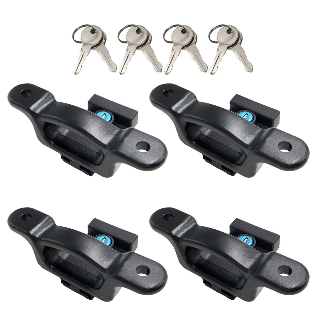 FL3Z99000A64B For 2015-20 Ford F150 F250 Box Tie Down Truck Bed Cleats Locking