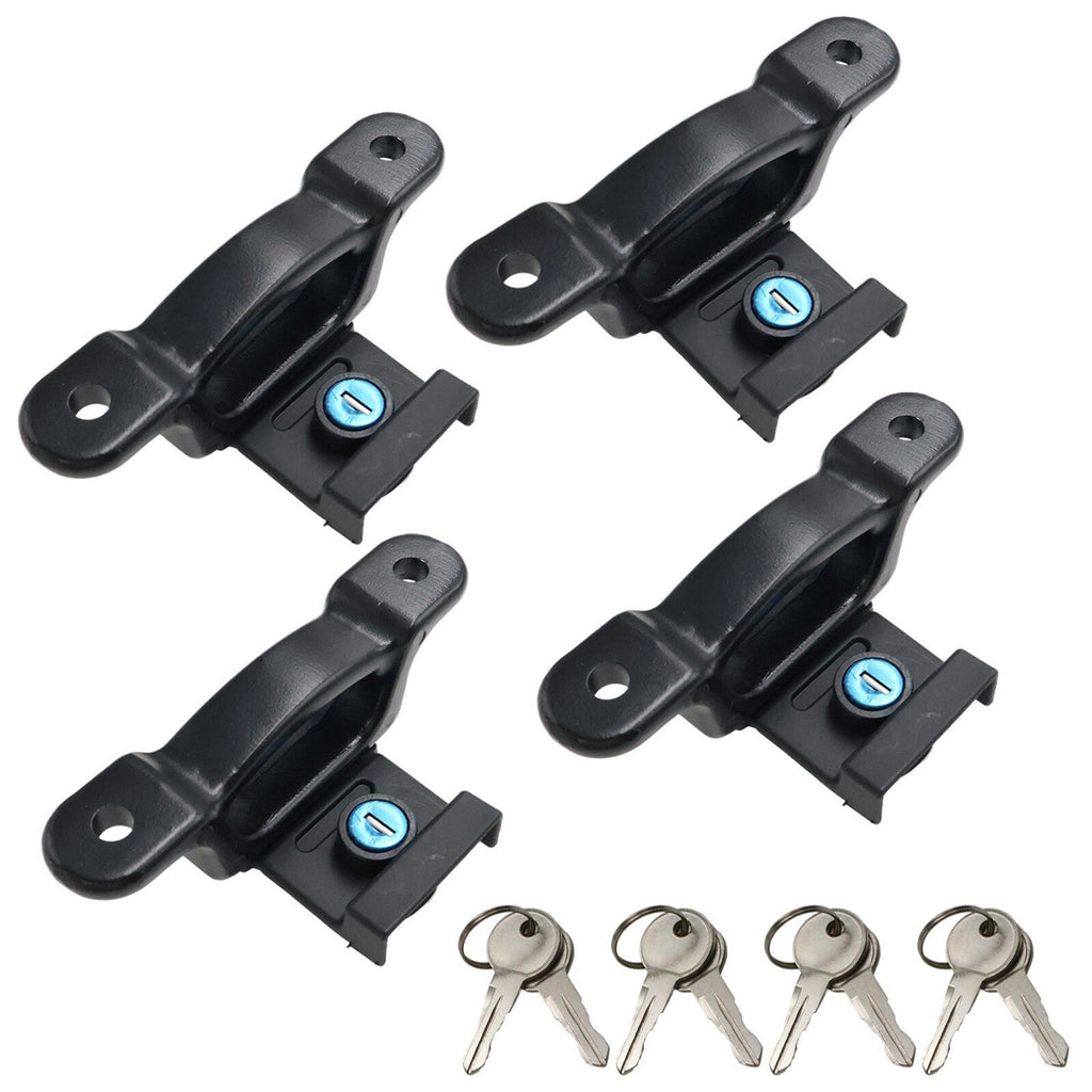FL3Z99000A64B For 2015-20 Ford F150 F250 Box Tie Down Truck Bed Cleats Locking