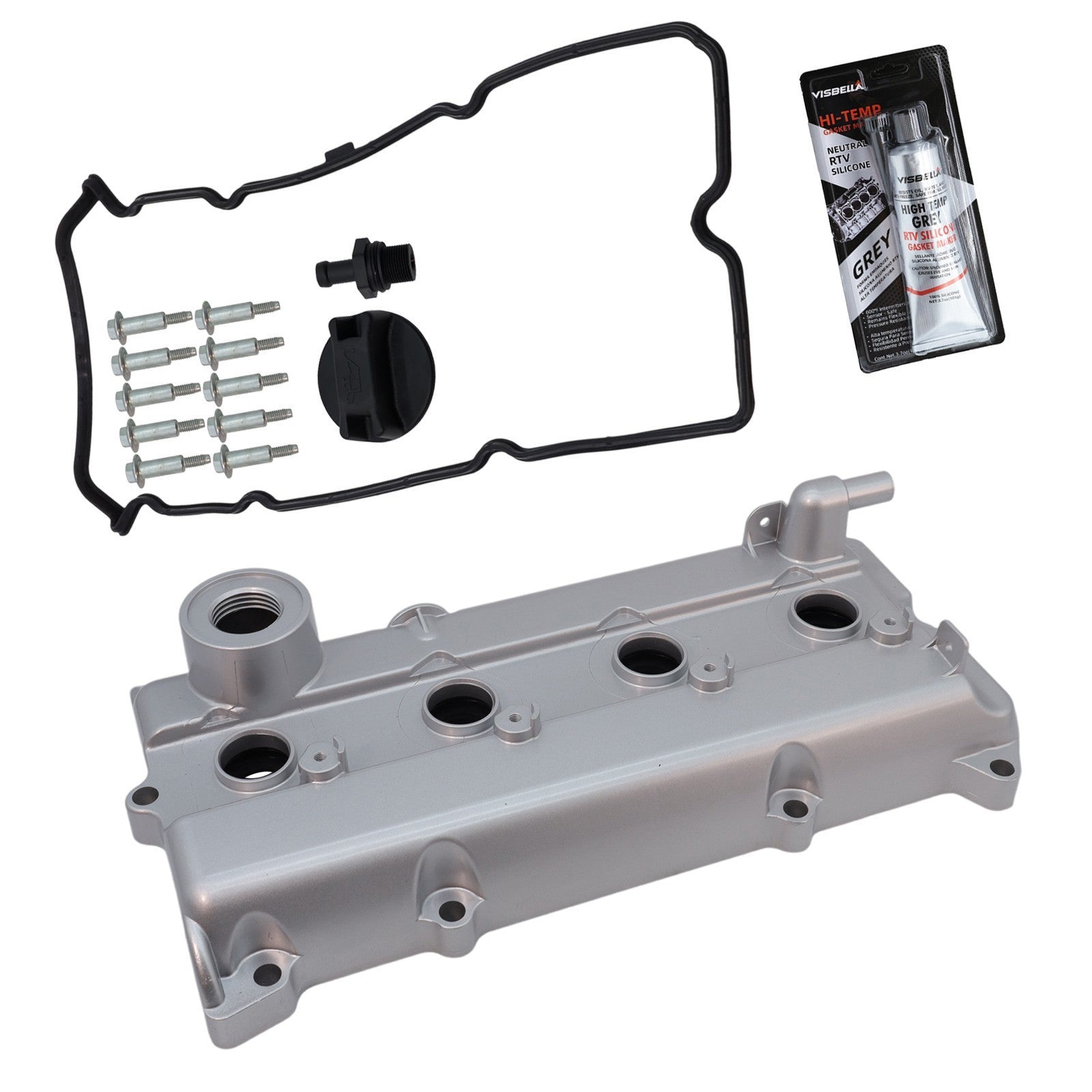 Fit for 02-06 Nissan Sentra SE-R Altima 2.5L Valve Cover w/ Gasket + Bolts Kit