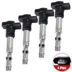 4Pcs Ignition Coils for Audi TT A4 VW Beetle Golf Jetta L4 1.8L 00-06 06A905115A