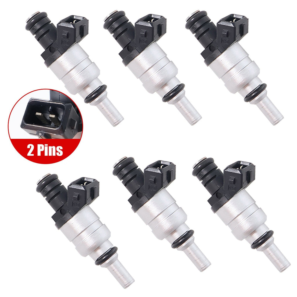 6Pcs Fuel Injectors For 01-05 BMW Z3 528i Z4 323i 323Ci 325Ci 2.8L 2.5L 1427240