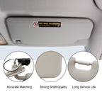 New RH Passenger Side Gray Sun Visor W/ Light BBM369270C-75 For Mazda 3 10-13