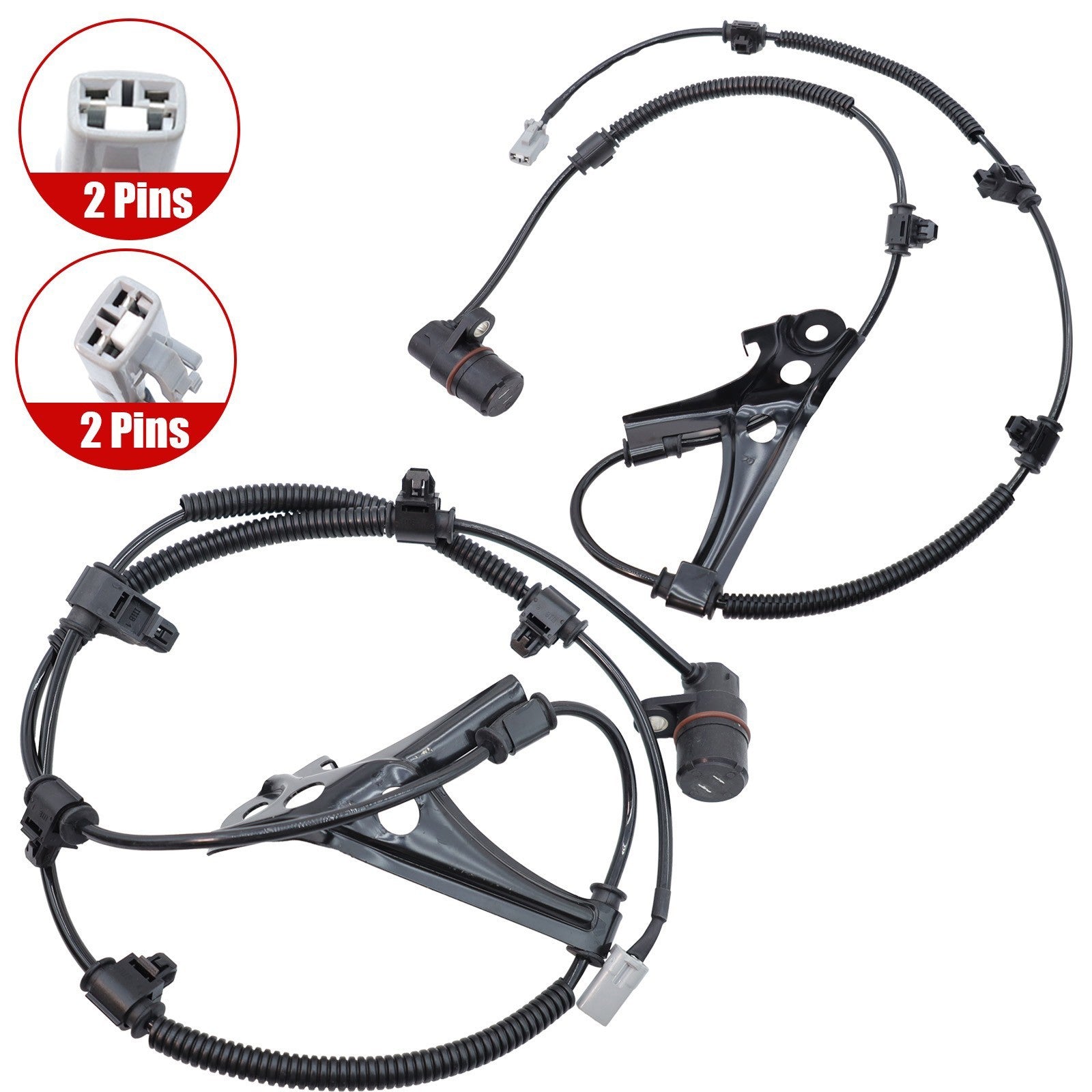 2x Rear ABS Wheel Speed Sensor New For 1998-2007 Lexus LX470 Toyota Land Cruiser