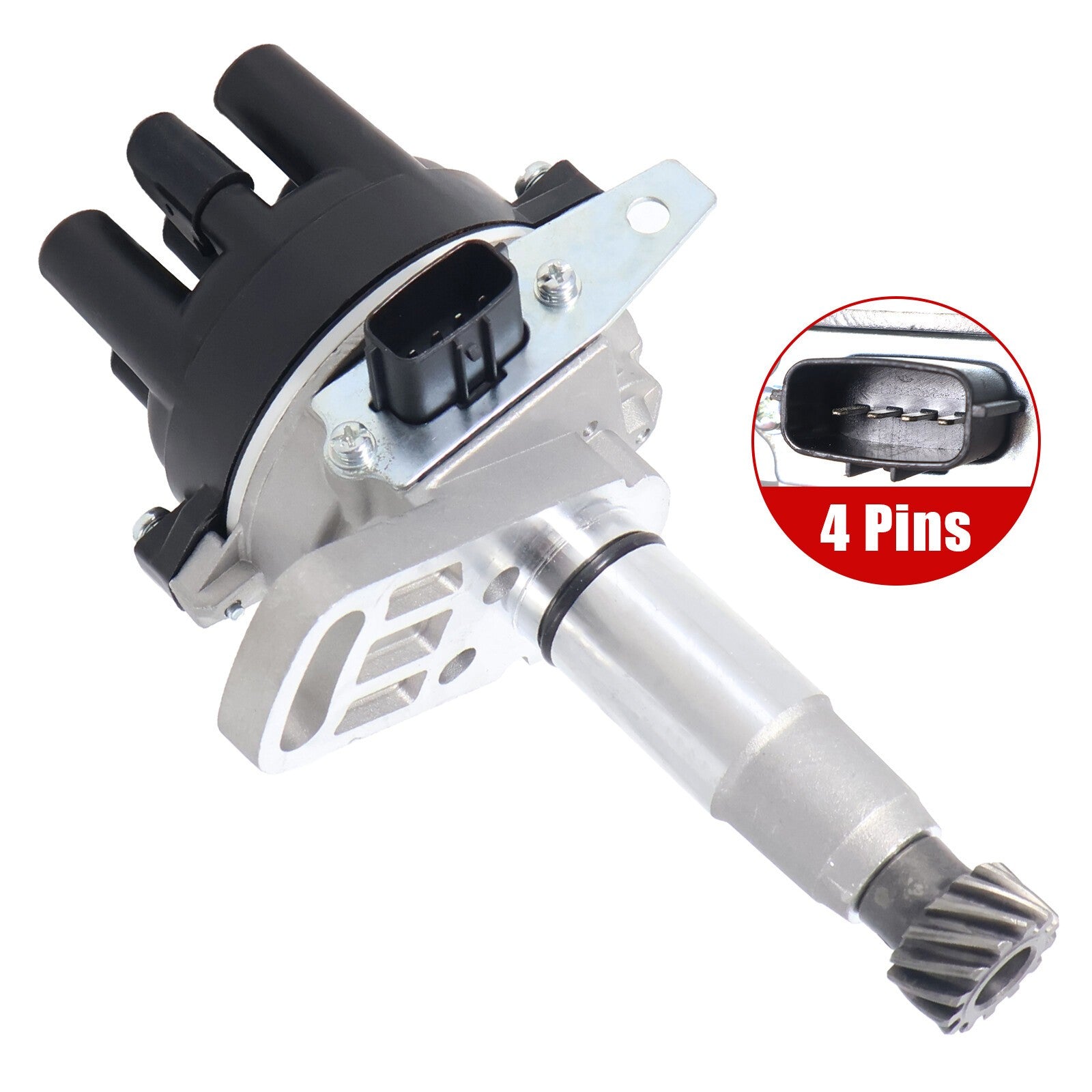 F2G818200A Ignition Distributor with Cap & Rotor for 90-93 Mazda B2200 L4 2.2L