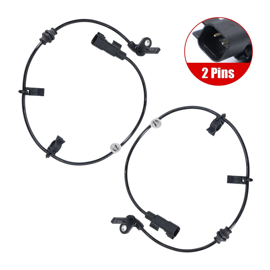 For Chevrolet Cruze Limited Buick 13346945 2x Rear Sides ABS Wheel Speed Sensor