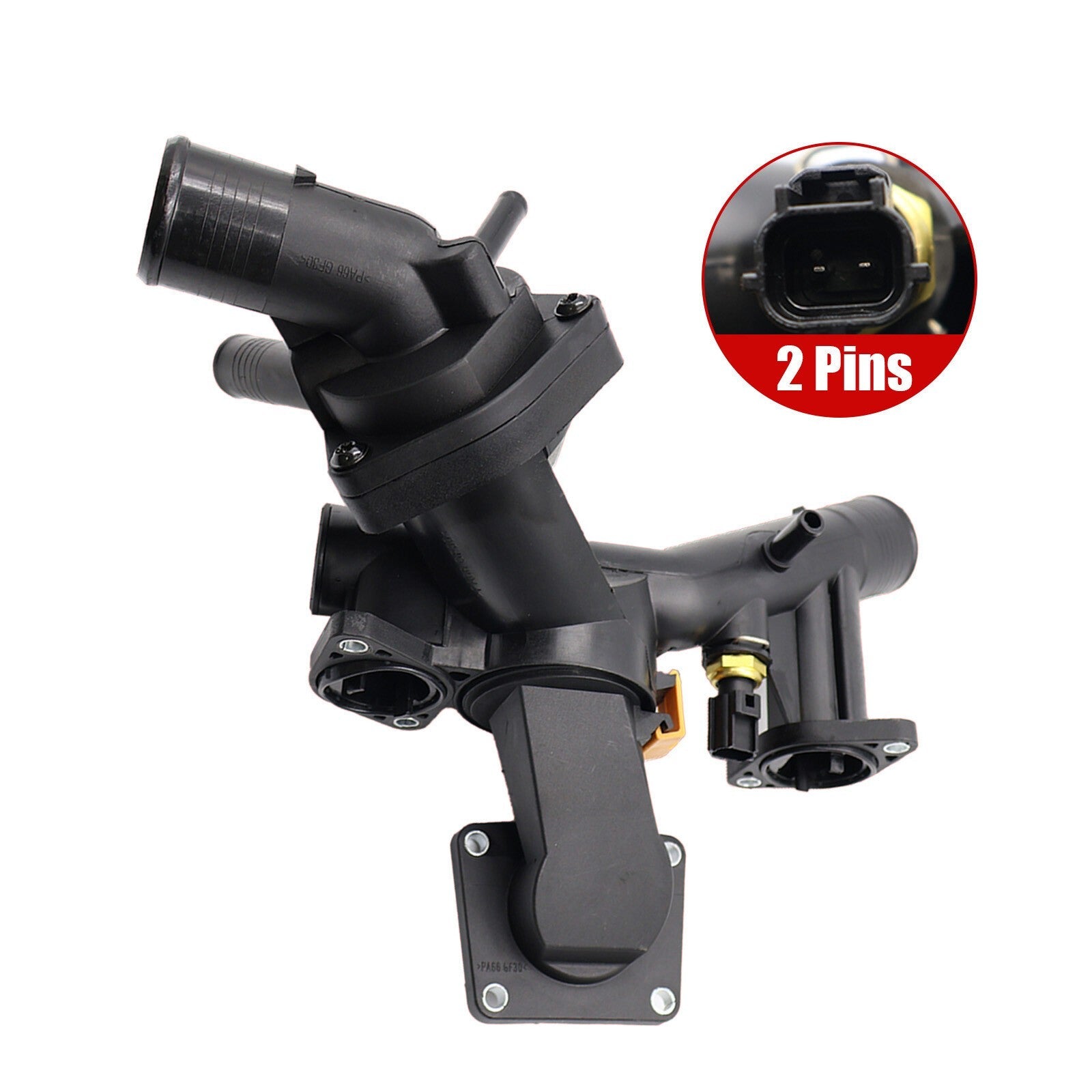 Thermostat W/ Housing 4H238A504AC for Land Rover LR3 SE HSE Range 4.4L V8 05-09