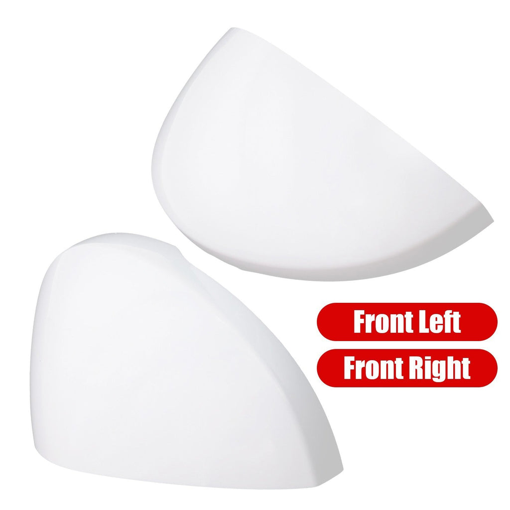 Driver & Passenger Side  2 x White Mirror Cap Set  For HONDA CIVIC 2022-2023