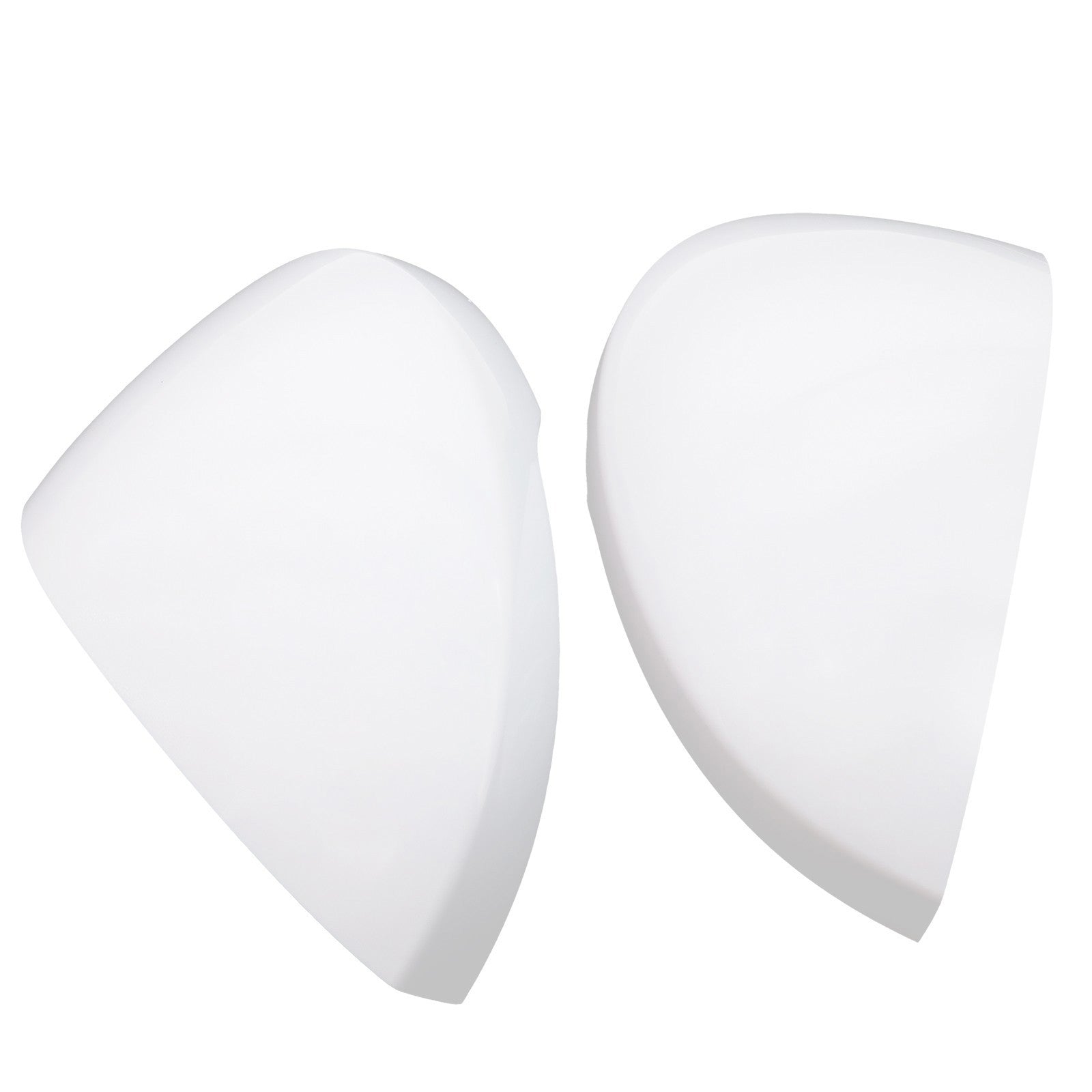 Driver & Passenger Side  2 x White Mirror Cap Set  For HONDA CIVIC 2022-2023