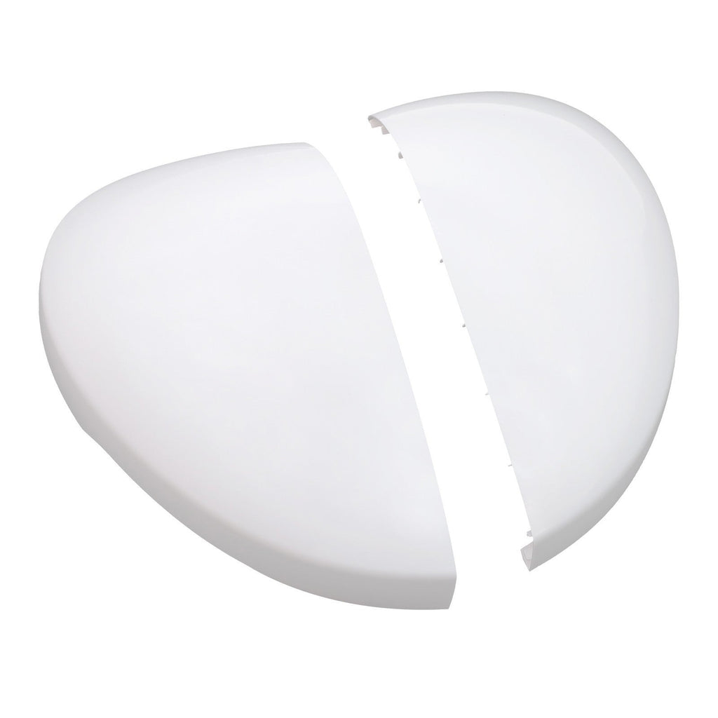 Driver & Passenger Side  2 x White Mirror Cap Set  For HONDA CIVIC 2022-2023