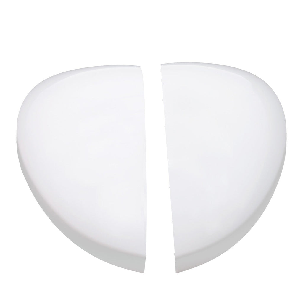 Driver & Passenger Side  2 x White Mirror Cap Set  For HONDA CIVIC 2022-2023