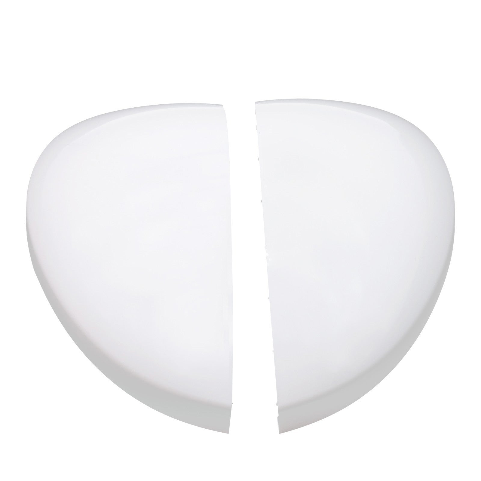 Driver & Passenger Side  2 x White Mirror Cap Set  For HONDA CIVIC 2022-2023
