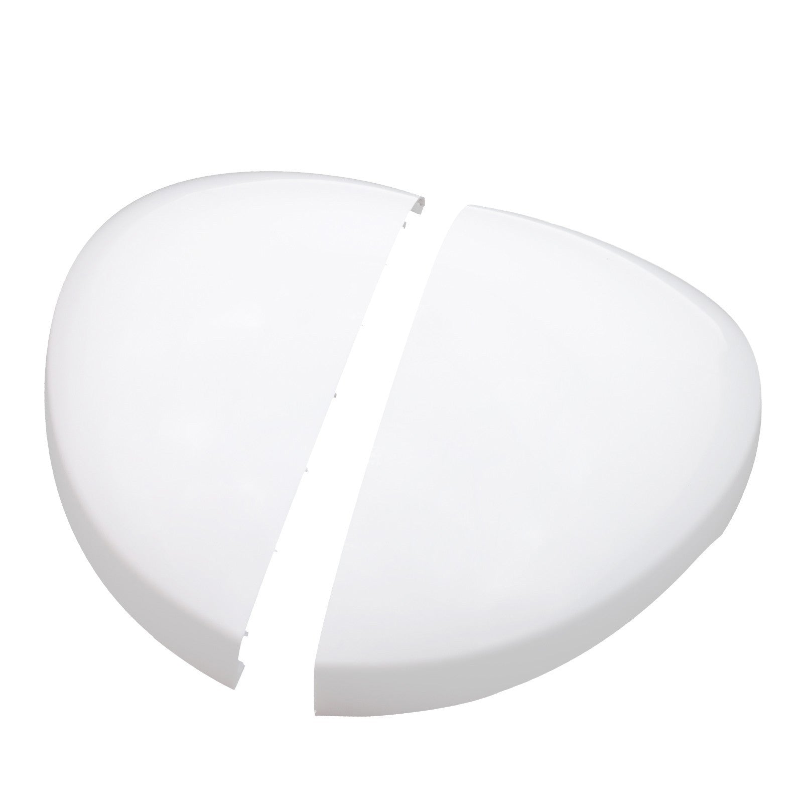 Driver & Passenger Side  2 x White Mirror Cap Set  For HONDA CIVIC 2022-2023