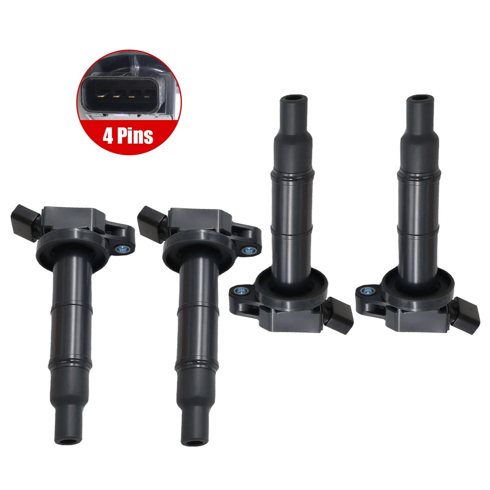 9091902244 4Pcs Ignition Coils For Toyota Matrix Solara Scion tC Lexus L4 2.4L