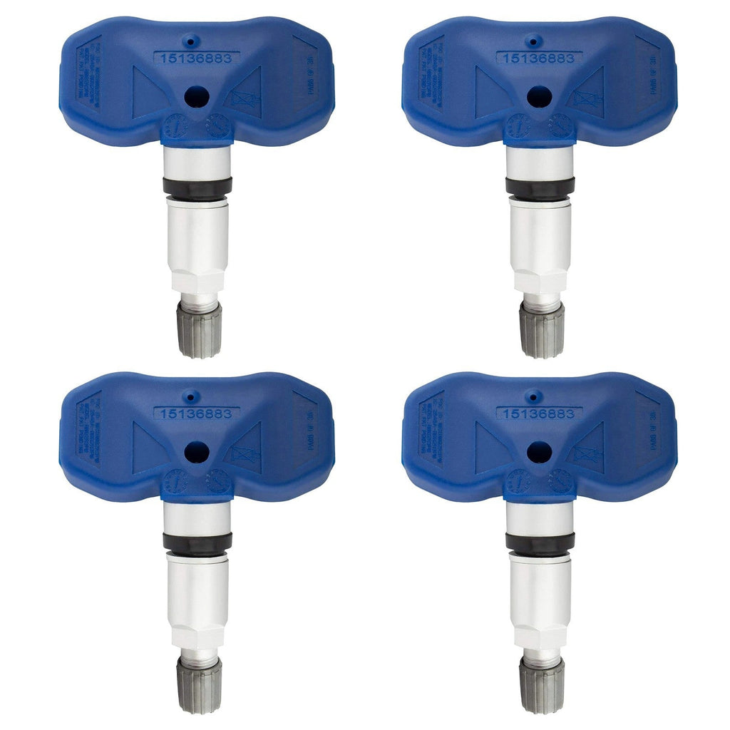 4X 15136883 TPMS Tire Pressure Sensor Fit For GM 2004 Chevrolet Silverado Tahoe