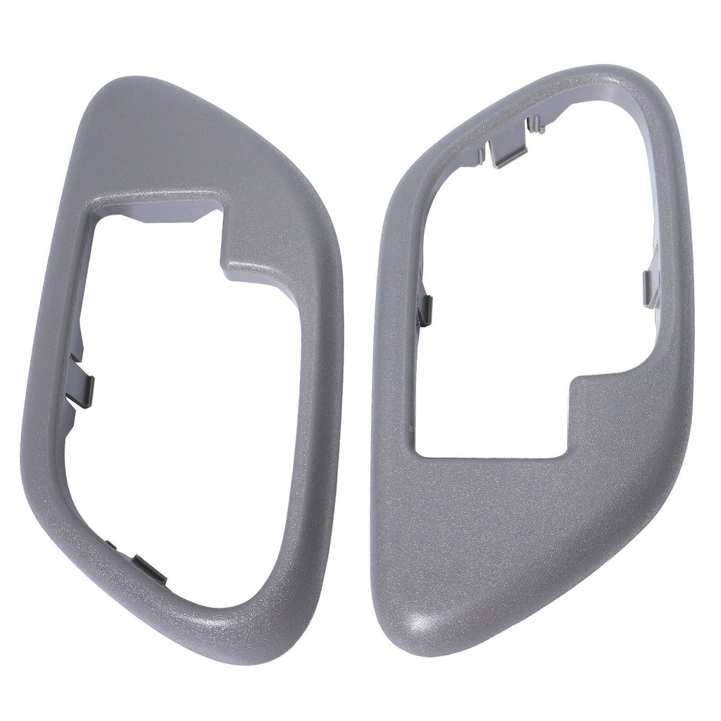 Interior Door Handle Trim Gray Pair Set For Chevy GMC Yukon C3500 C2500 Truck