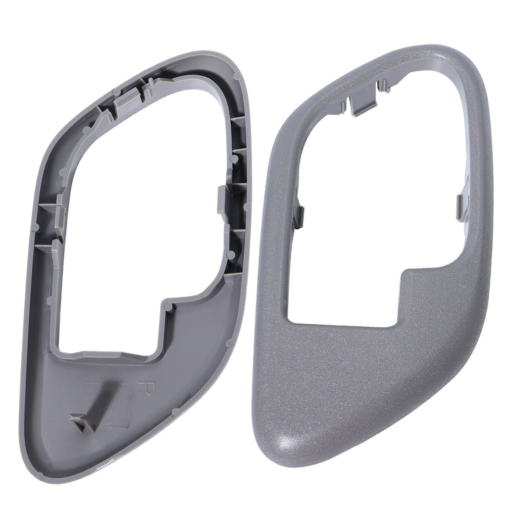Interior Door Handle Trim Gray Pair Set For Chevy GMC Yukon C3500 C2500 Truck