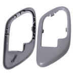 Interior Door Handle Trim Gray Pair Set For Chevy GMC Yukon C3500 C2500 Truck