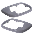 Interior Door Handle Trim Gray Pair Set For Chevy GMC Yukon C3500 C2500 Truck