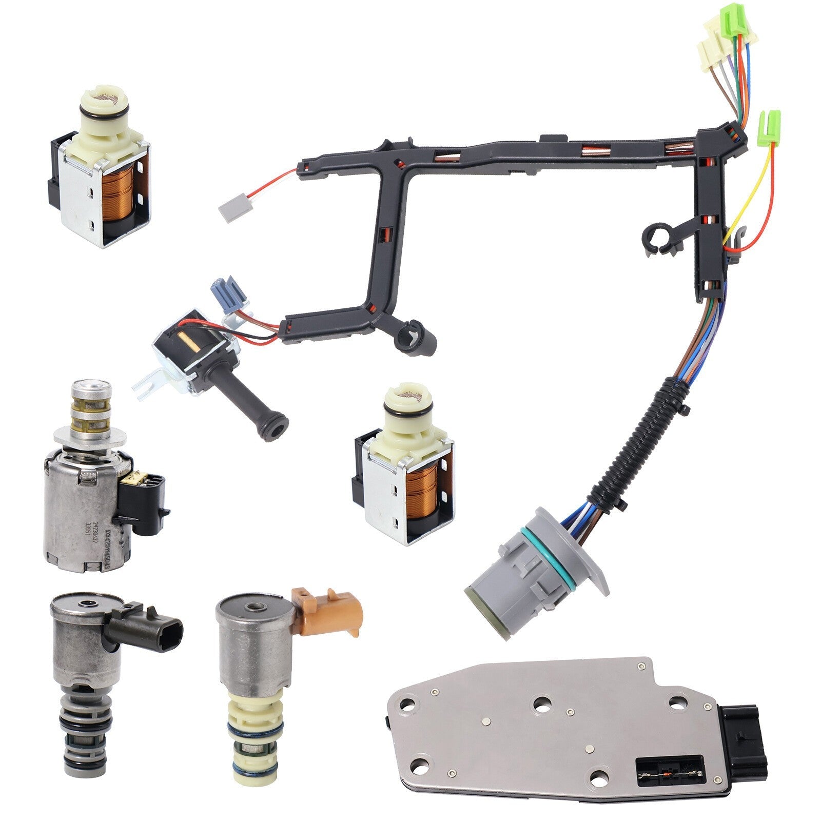 4L60E For Chevr GM EPC Shift TCC 3-2 PWM 93-02 Transmission Master Solenoid Kit