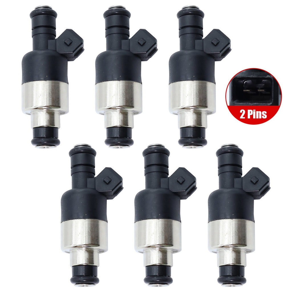 6Pcs Fuel Injectors 17120683 For BUICK CADILLAC CHEVROLET OLDSMOBILE PONTIAC