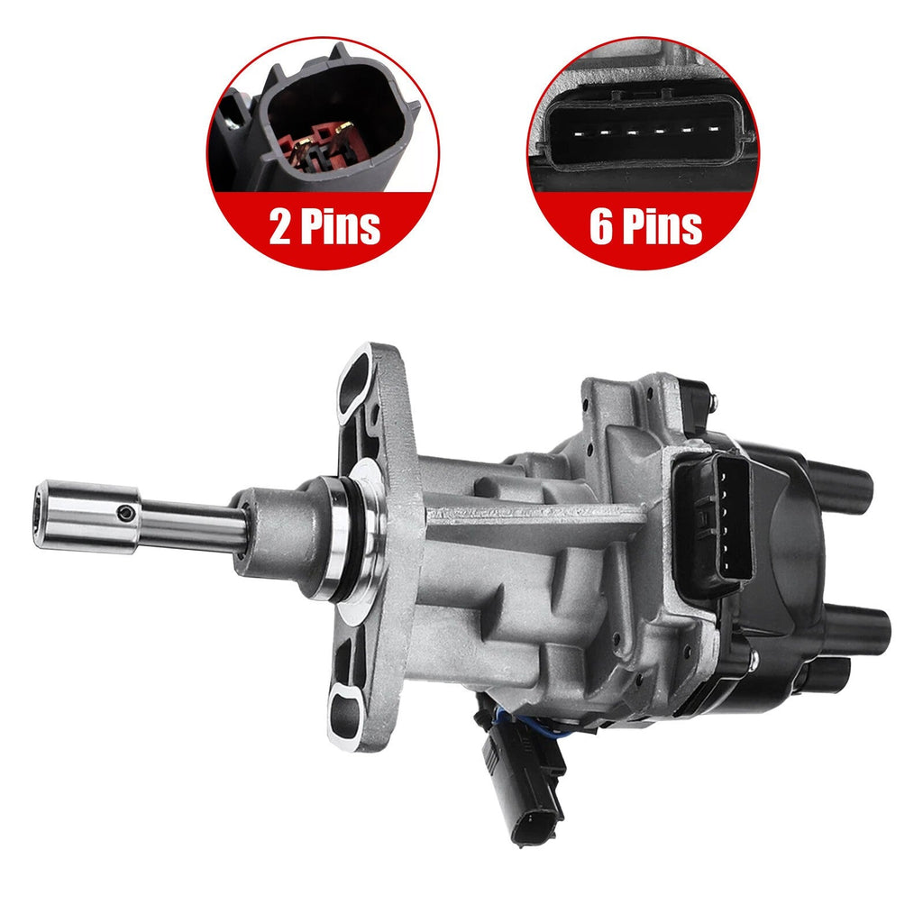 For Nissan Pickup Xterra 2000-14 Ignition Distributor w/ Cap & Rotor 221003S500