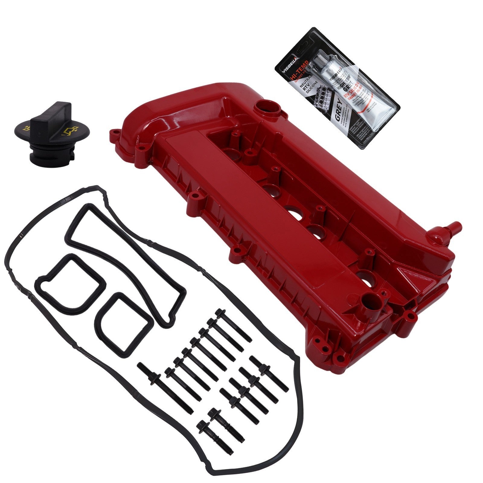 Aluminum Valve Cover w/ Gasket For Ford Escape Focus Mercury 2.0L 2.3L 2005-2013