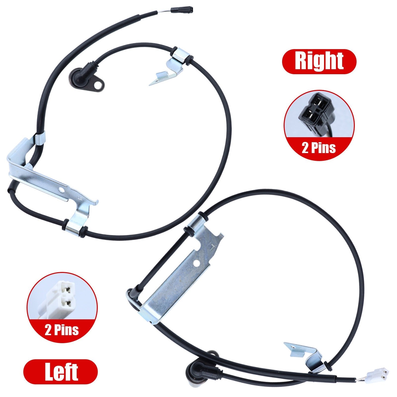 2 X ABS Wheel Speed Sensor Front L&R Fit Suzuki Grand Vitara Vitara 1999-2004