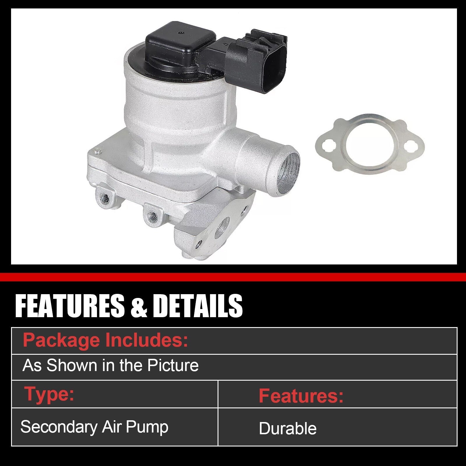 Secondary Air Injection Check Valve for Subaru WRX STI Left 14864AA020