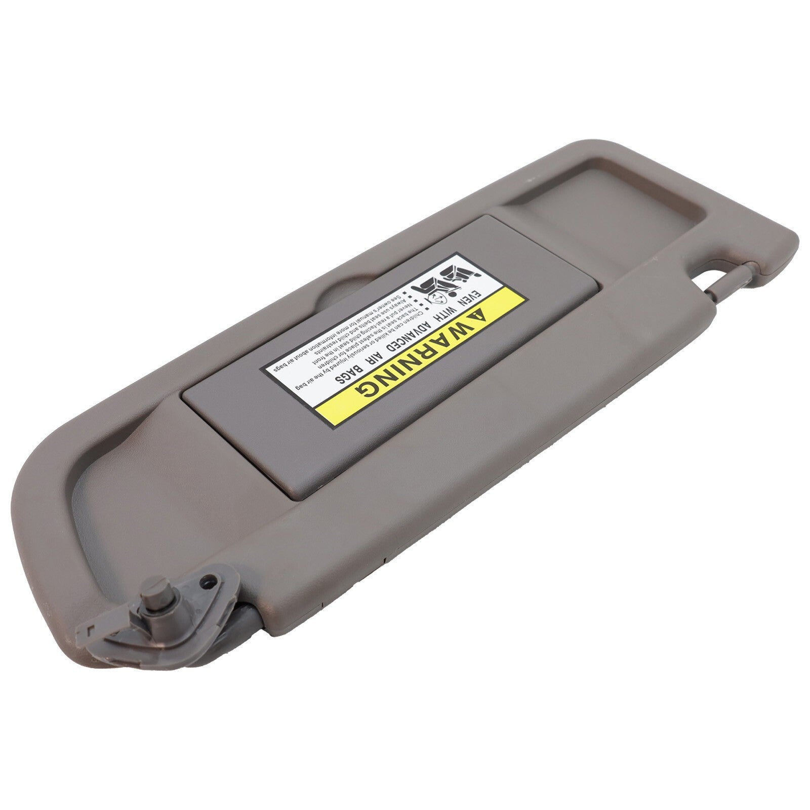 83230SNAA01ZA For 06-11 Honda Civic Passenger Side Grey Sun Visor W/Hanger New