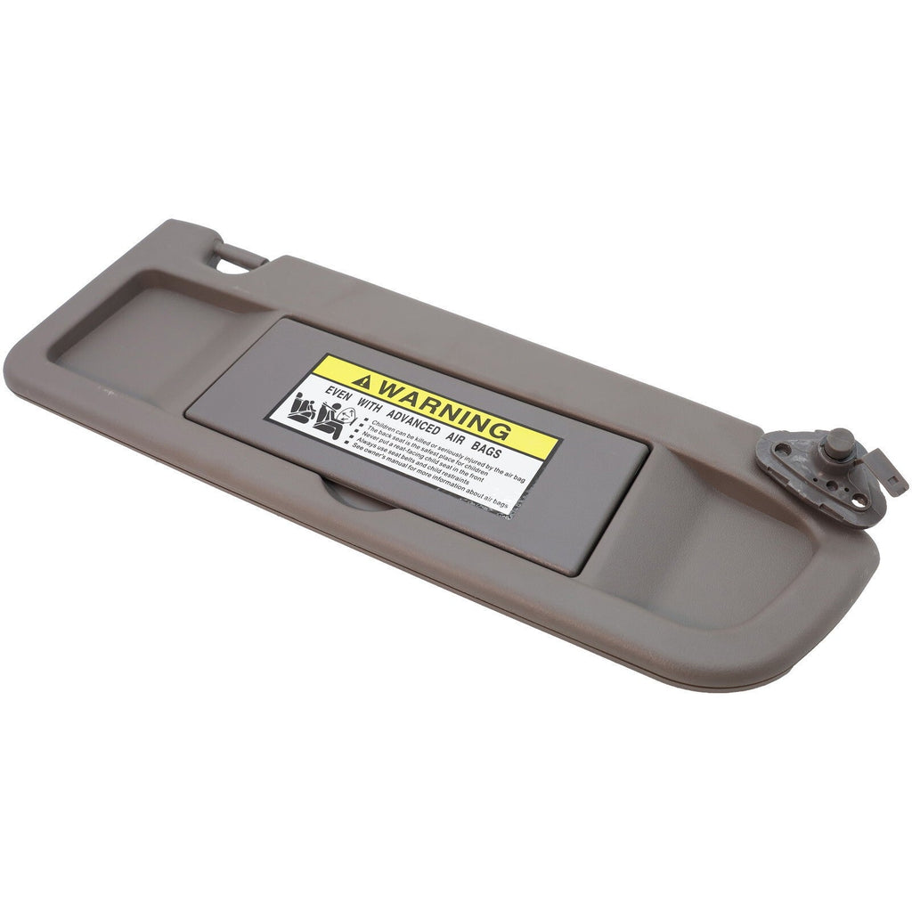 83230SNAA01ZA For 06-11 Honda Civic Passenger Side Grey Sun Visor W/Hanger New