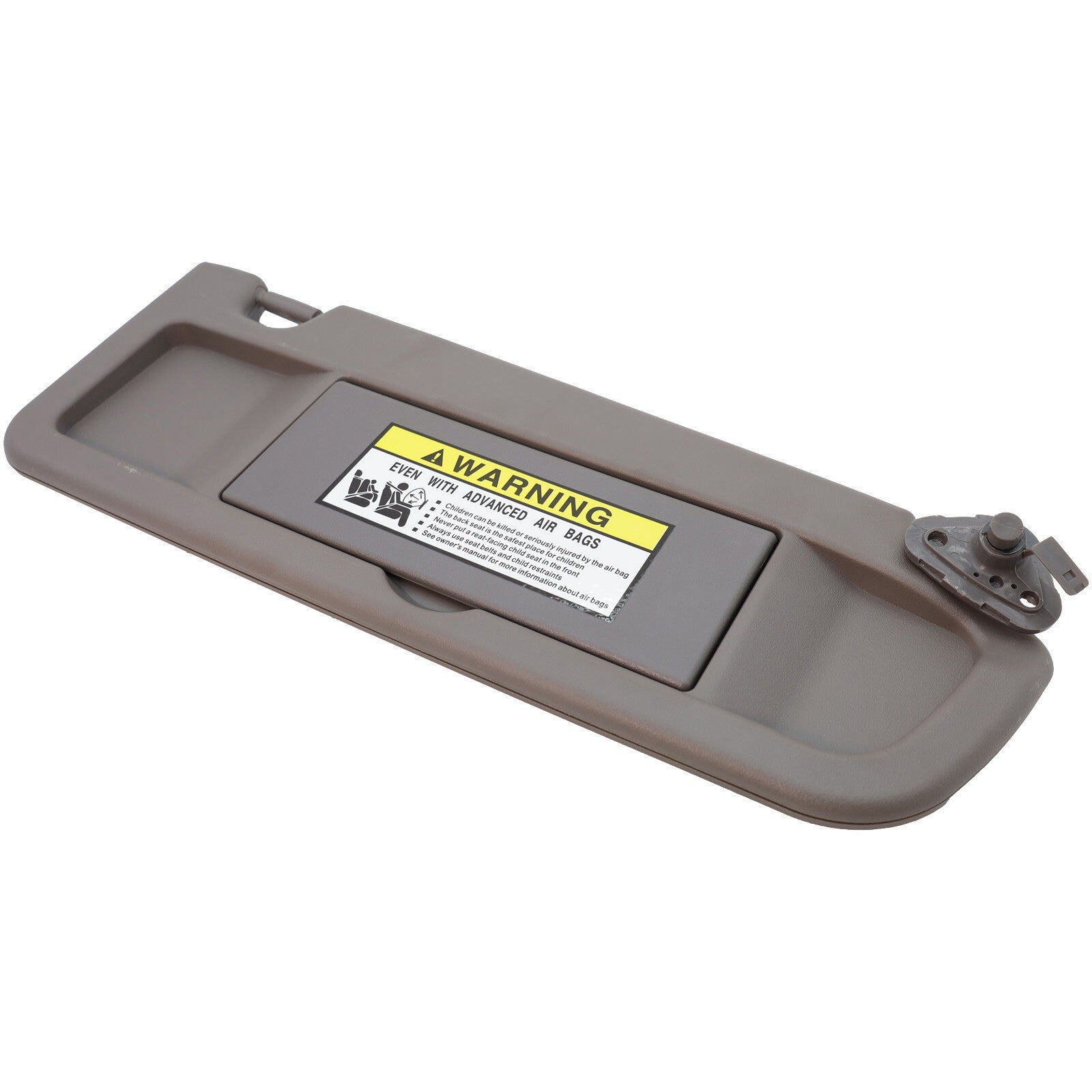 83230SNAA01ZA For 06-11 Honda Civic Passenger Side Grey Sun Visor W/Hanger New