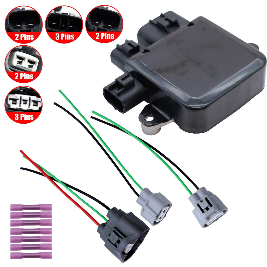 Cooling Fan Control Unit Module W/3 Connectors For 2002-07 Mitsubishi Outlander