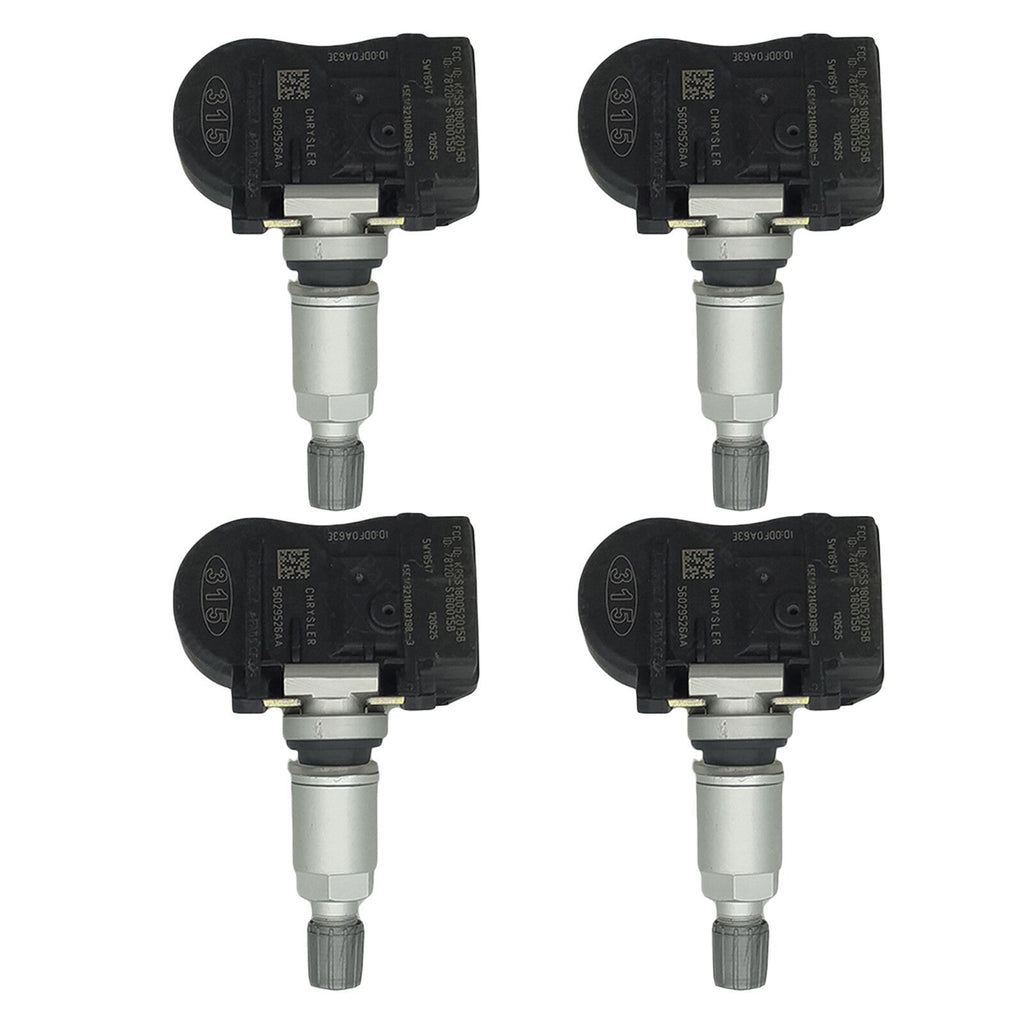 For Chrysler Dodge Jeep Suzuki 68078861AA 4Pcs Tire Pressure Monitor Sensor TPMS
