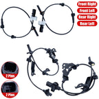 4PCS ABS Wheel Speed Sensor For HONDA ACCORD 2008-2012 Front Rear Left Right